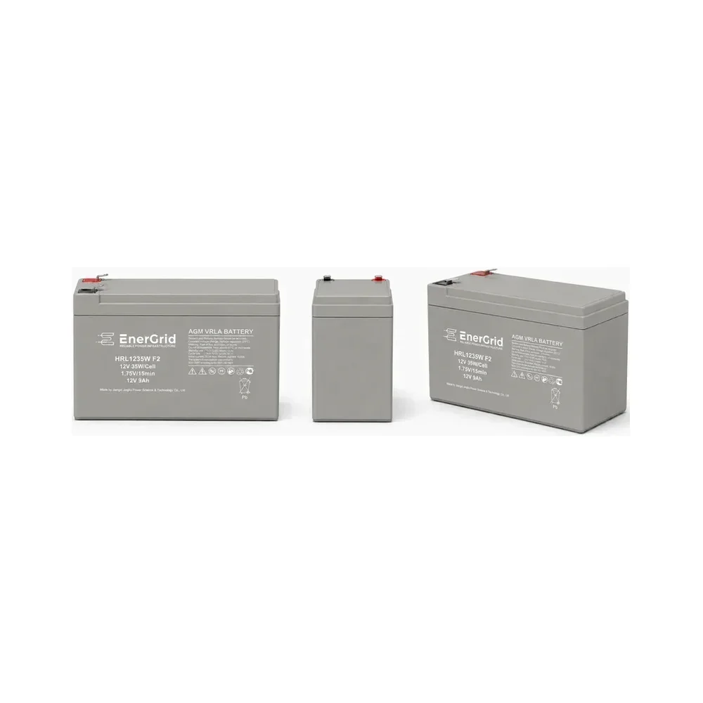 Аккумуляторная батарея EnerGrid HRL1235W, 12 В, 9 А·ч