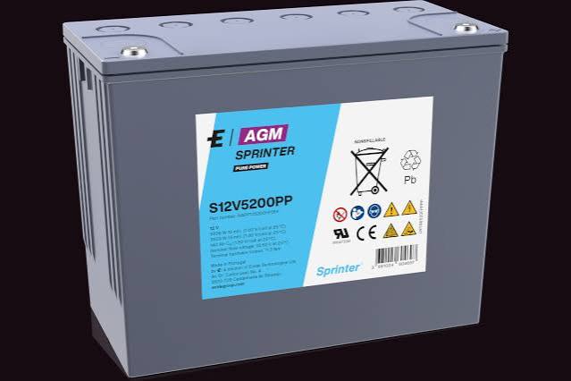 Аккумуляторная батарея Exide Sprinter Pure Power S12V5200PP, 12 В, 140 А·ч